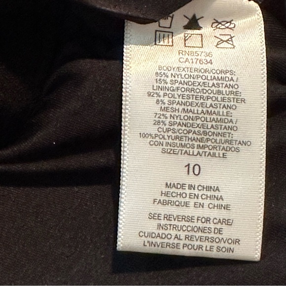 Carmen Marc Valvo Swimsuit One-Shoulder Floral-Print Ruffle One-Piece - Picture 8 of 10